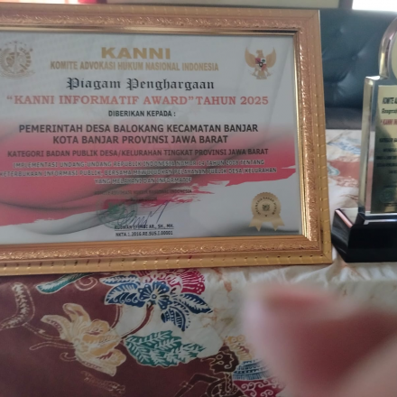 DESA BALOKANG RAIH KANNI INFORMATIF AWARD 2025